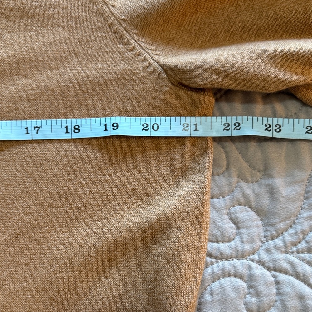 Boden Estelle Tan Henley Sweater size Large - Picture 12 of 13